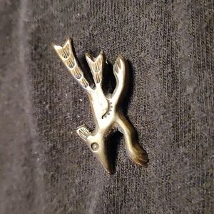 Vintage sterling silver Native American sandcast pen